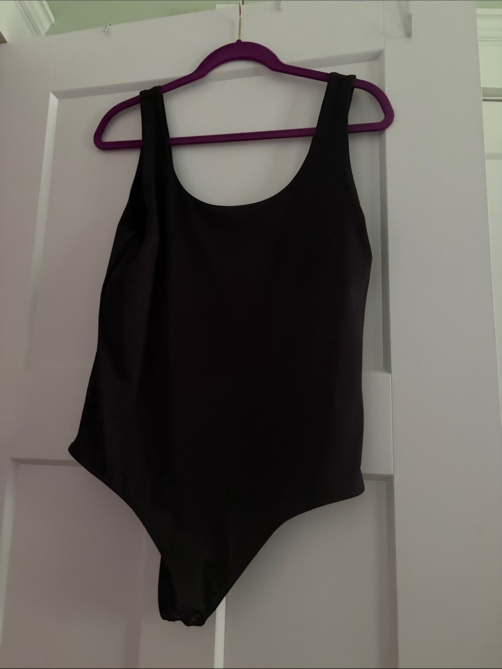 Express Black Women's Scoop Neck Bodysuit